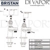 Bristan PS2 3 4 C Pisa Bath Taps Spares